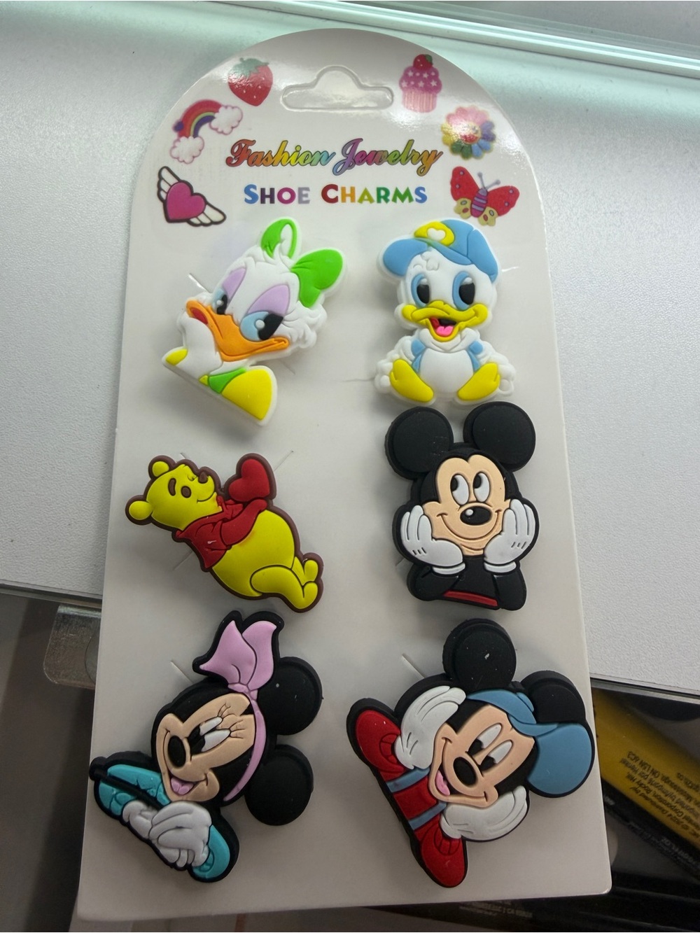 Disney-Inspired Kids Shoe Charms - Multi-Color Pack